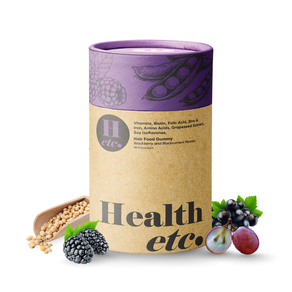 Hair Food Gummy - Blackberry and Blackcurrent Flavour