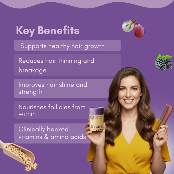 Hair Food Gummy - Blackberry and Blackcurrent Flavour